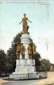 Ohio's Jewels Monument, Capitol Grounds Columbus, Ohio OH