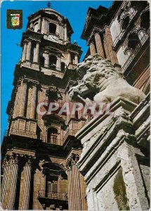 Postcard Modern Malaga (Costa del Sol) Tower of the Cathedral Arenes Bullfight