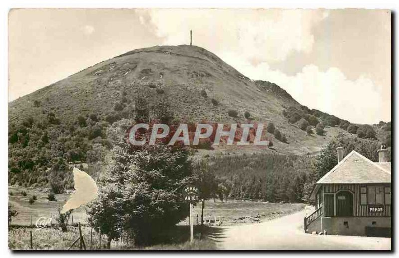 Old Postcard Puy de Dome Peage