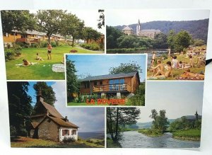 La Boverie Holiday Village Jupille Hodister River Ourthe Belgium Vtg Postcard