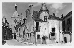 Lot 75 clock tower and house france real photo avallon