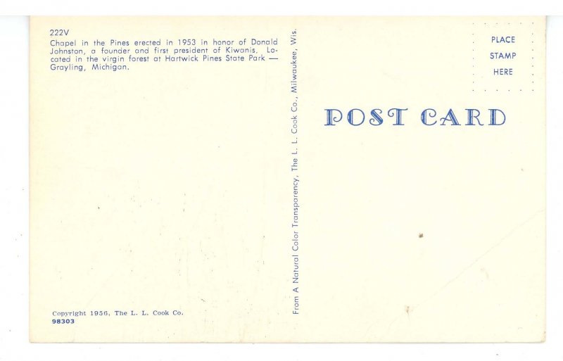 MI - Grayling. Chapel in the Pines