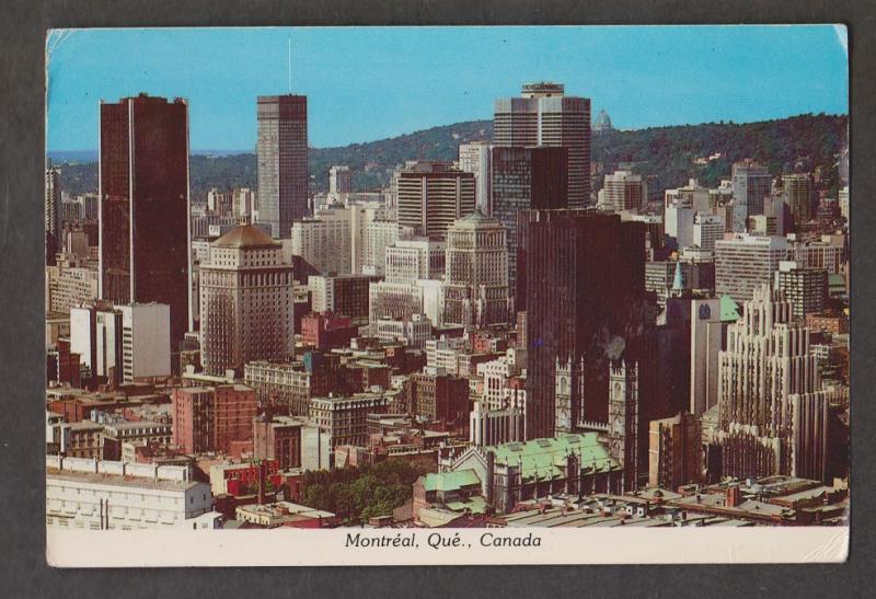 Montreal - View Of Downtown Business District 1984 - Corner Creasing