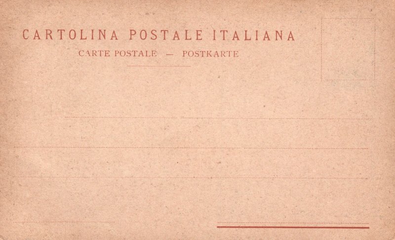 Vintage Postcard Capri Tipo Popolare Islander Italy