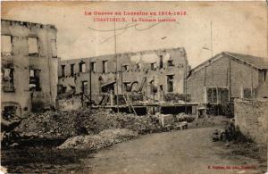 CPA CHANTEHEUX - La Tannerie incindée - Guerre 1914-15 (386458)