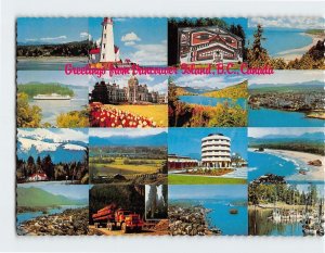 Postcard Greetings from Vancouver Island, Canada