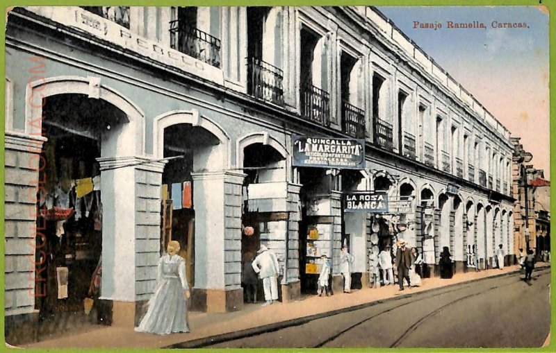 af2949 - VENEZUELA - VINTAGE POSTCARD - Caracas - Pasaje Ramella