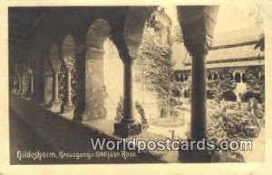 Kreuzgang Hildesheim German Postcard Germany Post Card