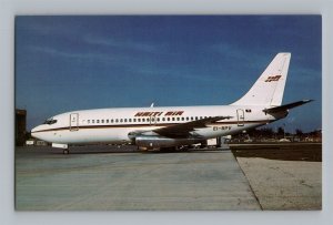 Aviation Airplane Postcard Haiti Air Airlines Boeing 737-2T5 Advanced W4