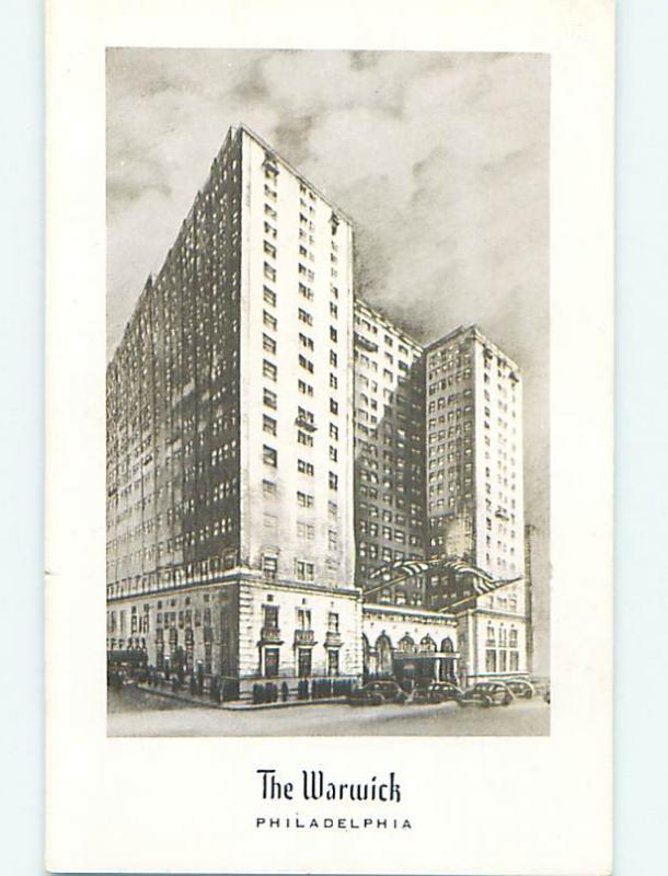 1962 Warwick Hotel Philadelphia Pennsylvania PA Q6110