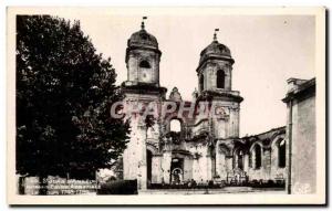 Old Postcard St Jean D & # 39Angely The Abbey Church Tours