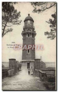 Around Dieppe Old Postcard The lighthouse & # 39Ailly (ligththouse)