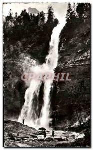 Old Postcard Valley Giffre Rouget waterfall