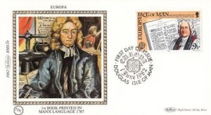 Manx Language Book Stamp Benham First Day Cover