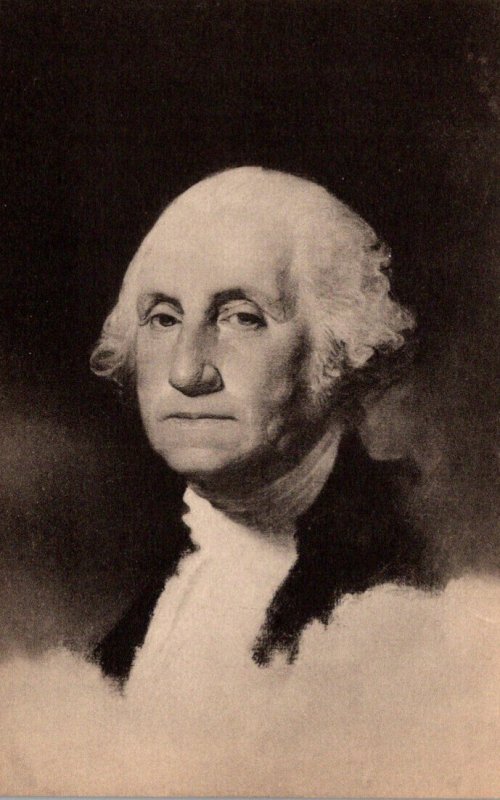 Portrait Of George Washington By Gilbert Stuart Albertype