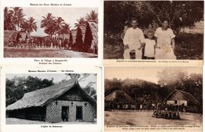 SALOMON ISLANDS OCEANIA SOUTH PACIFIC 13 Vintage Postcards