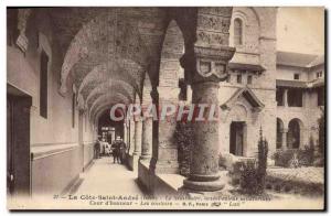 Old Postcard La Cote Saint Andre The seminar Court & # 39honneur Hallways