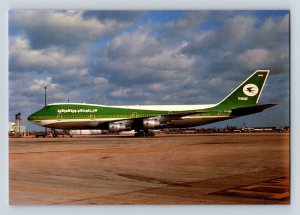 Aviation Airplane Postcard Iraqi Airways YI-AGO Airlines Boeing 747 270C D4