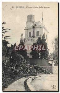 Old Postcard Toulon L & # 39observatoire Navy