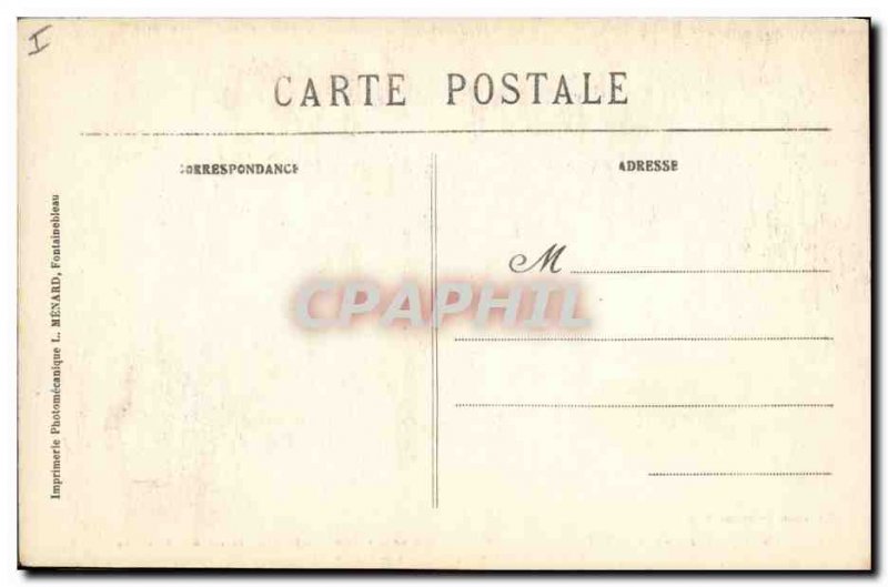 Old Postcard Napoleon 1st Palace of Fontainebleau Hat return of & # 39ile d &...