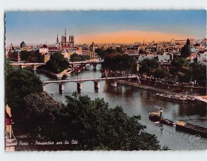 Postcard Perspective of the City, Paris, France