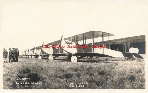 CA, San Diego, California, RPPC, North Island US Army Aviation School