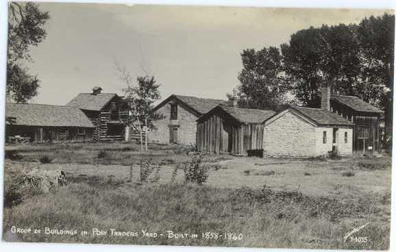 RP Group of Buildings Post Traders Yard Fort Bridger? WY