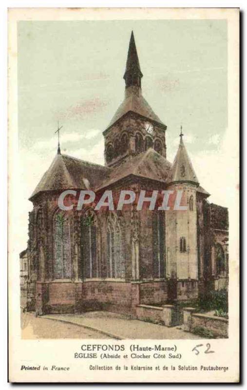 Postcard Old Church Ceffonds