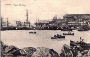 Lighthouse Veduta del Porto Genova Italy1909