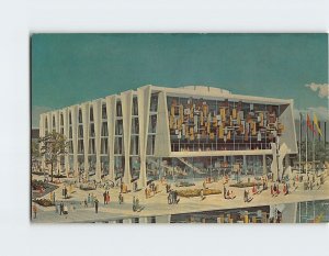 Postcard The Hall Of Education, New York World's Fair, Queens, New York