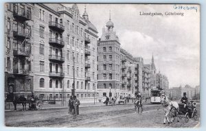 Linnegatan Göteborg GOTHENBURG SWEDEN Postcard