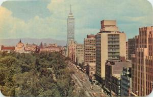 Mexico City looking down Juarez Avenue