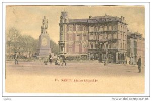 Statue Leopold Ier, Namur, Belgium, 1900-1910s