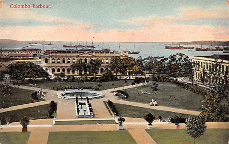 Colombo Harbour Ceylon, Ceylan Unused 