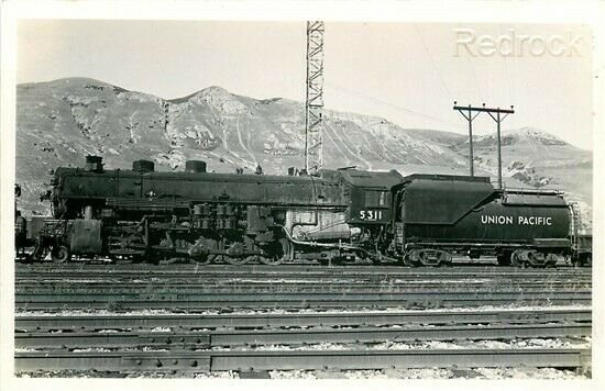 Railroad, , Union Pacific, Engine Number 5311, Train, RPPC