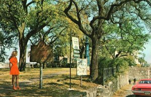 Vintage Postcard Old Harbor Beacon Light  Federal Government Savannah Georgia GA