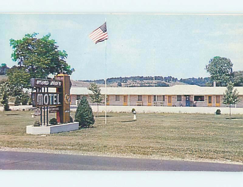 Unused Pre-1980 MOTEL SCENE Brookville Indiana IN HJ8865