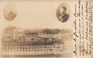 G99/ Taftville Connecticut RPPC Postcard 1906 Farm Barn Residence