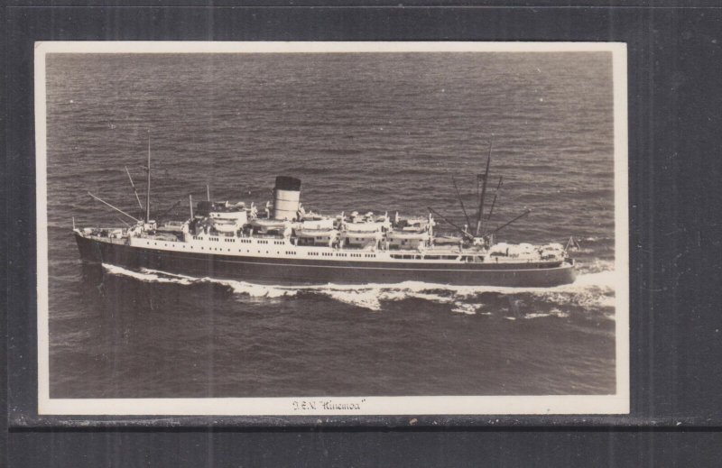 NEW ZEALAND  TEV HINEMOA  UNION STEAMSHIP Co., c1946 ppc., unused.