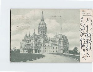 Postcard State Capitol, Hartford, Connecticut