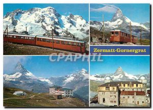 Modern Postcard Zermatt-Gornergrat