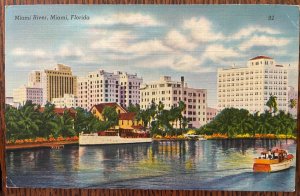 Vintage Postcard 1949 Miami River, Miami, Florida (FL)