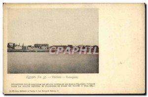 Postcard Ancient Egypt Thebes Luxor