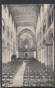 Kent Postcard - Interior of Rochester Cathedral, Nave East   RS10994