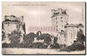 Old Postcard Vannes surroundings Tours of Elven