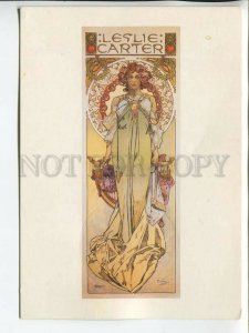 464494 2002 year Alphonse Mucha modern postcard