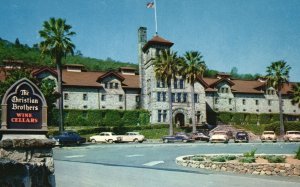 Postcard The Christian Brothers Wine And Champagne Cellars St. Helena California