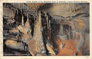 Hindu Temple Frozen Niagara entrance Mammoth Cave KY