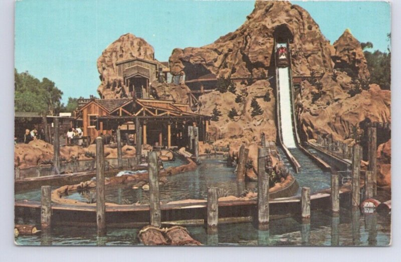 Calico Log Ride, Knott's Berry Farm, Buena Park, California, 1970 Postcard