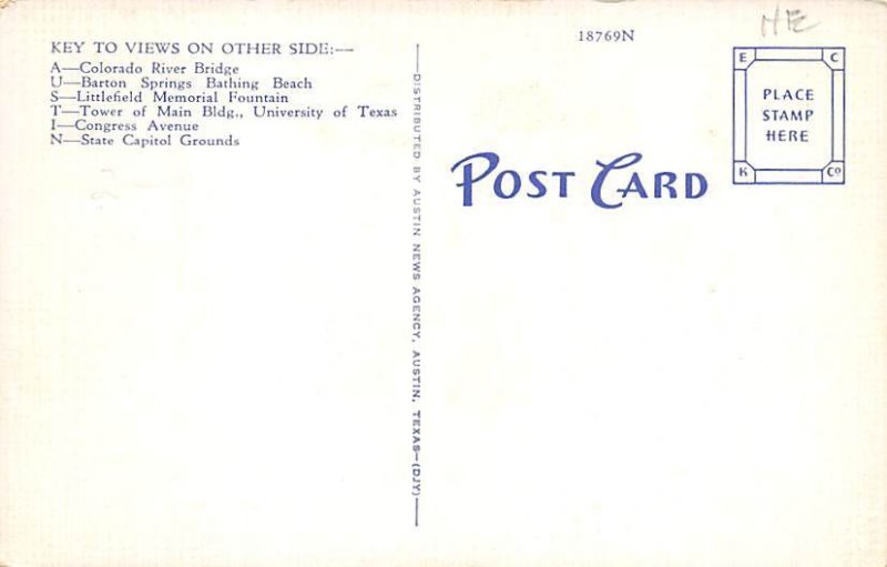 Greetings From  Austin TX